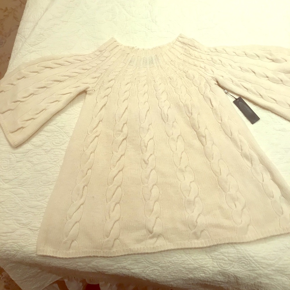 Christopher Fischer Wool & Cashmere Swing Sweater